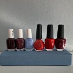Bundle of 6 Essie and OPI